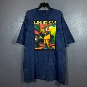 Copa Banana XL men blue vintage t-shirt 2002 BUMBERSHOOT Seattle Art